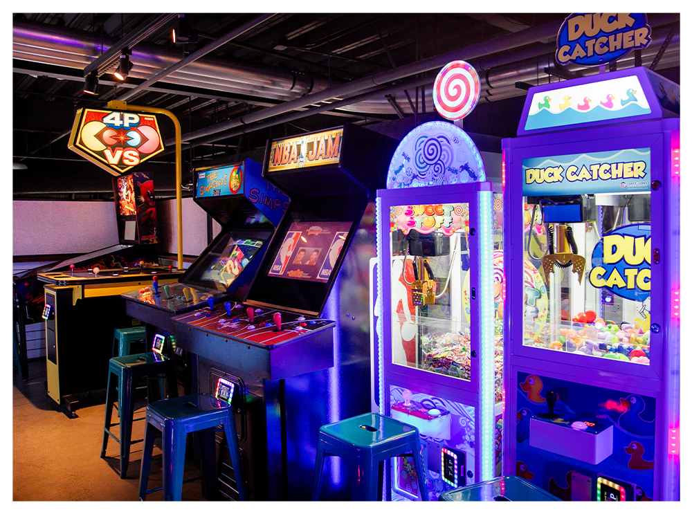 PacSocial Website Arcade Games Left